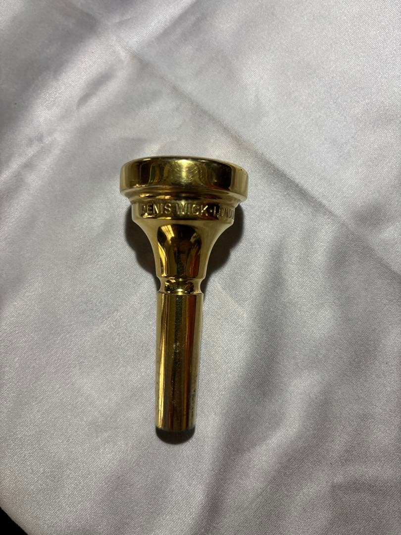 デニスウィック　4BL ユーフォニアム 太管　金メッキ　マウスピース