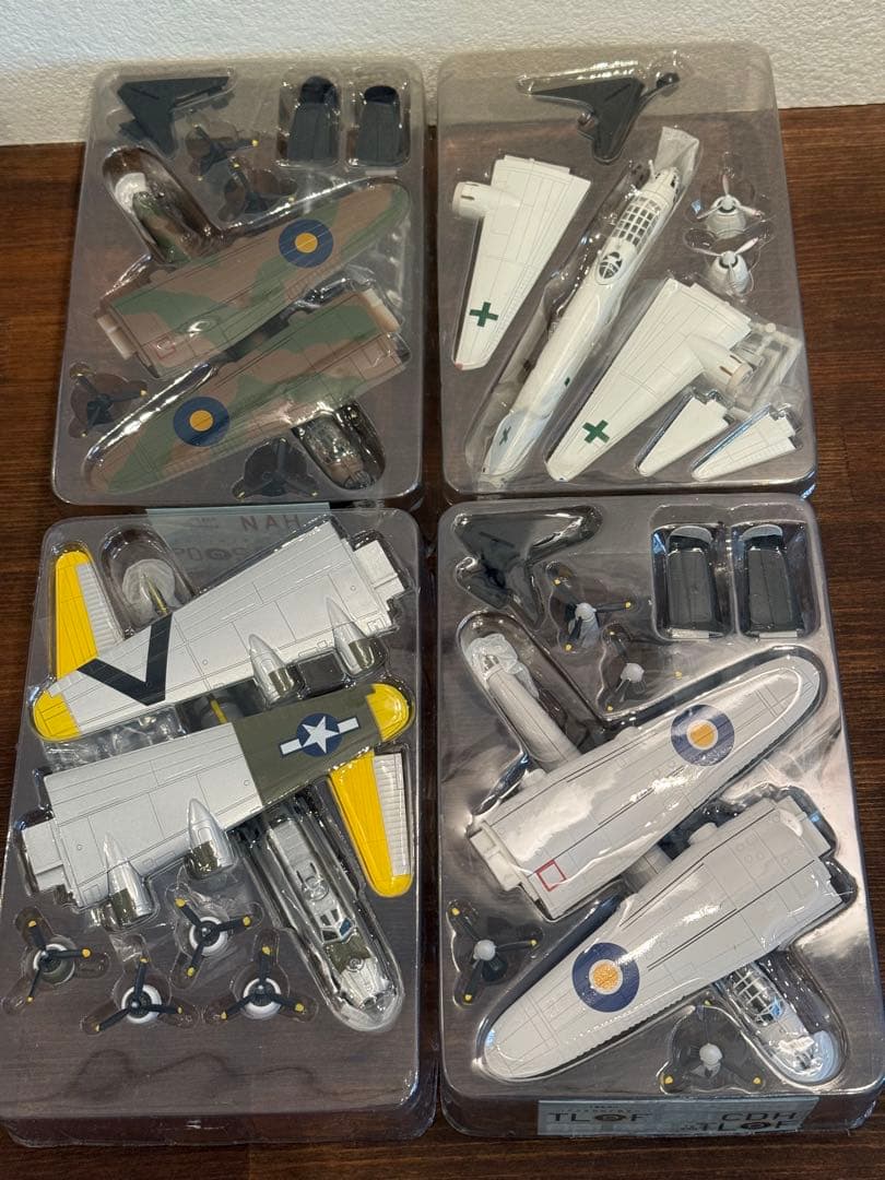 大型機コレクション4機セット【F-TOYS】　シークレット3機含む