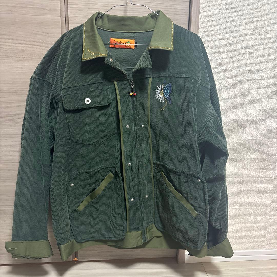 あ*あ様 Left Alone レフトアローン　コーデュロイジャケット ダークグ