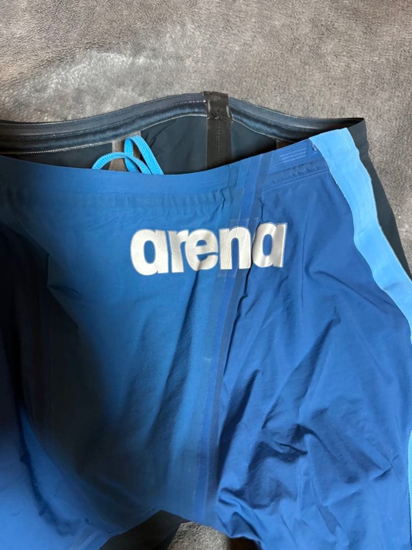 美品‼️arena アクアフォースストーム競泳水着 青/黒