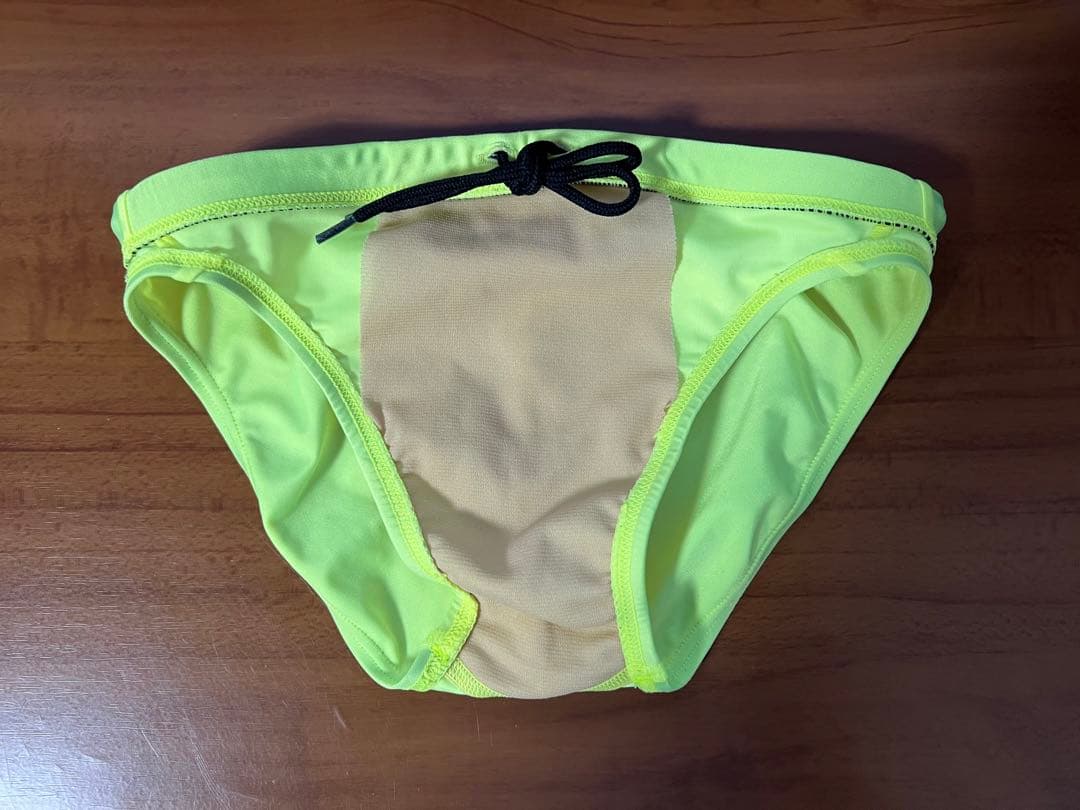 【美品】asics ハイドロCD イエロー 競パン 競泳水着 SSサイズ