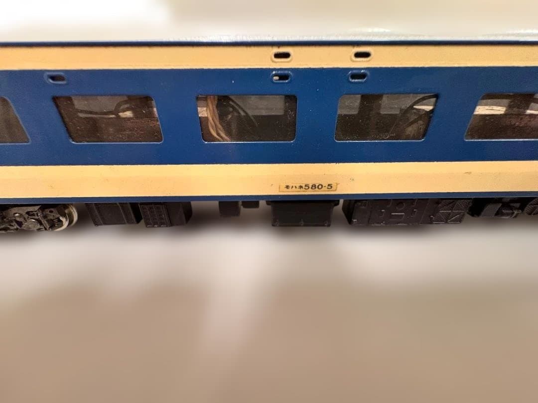 Y【中古・長期保管品】KATSUMI 鉄道模型 6本セット 581系 改造模型S