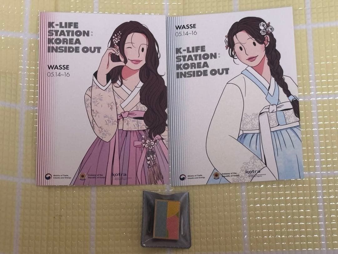 ポストカード ピンズ セット