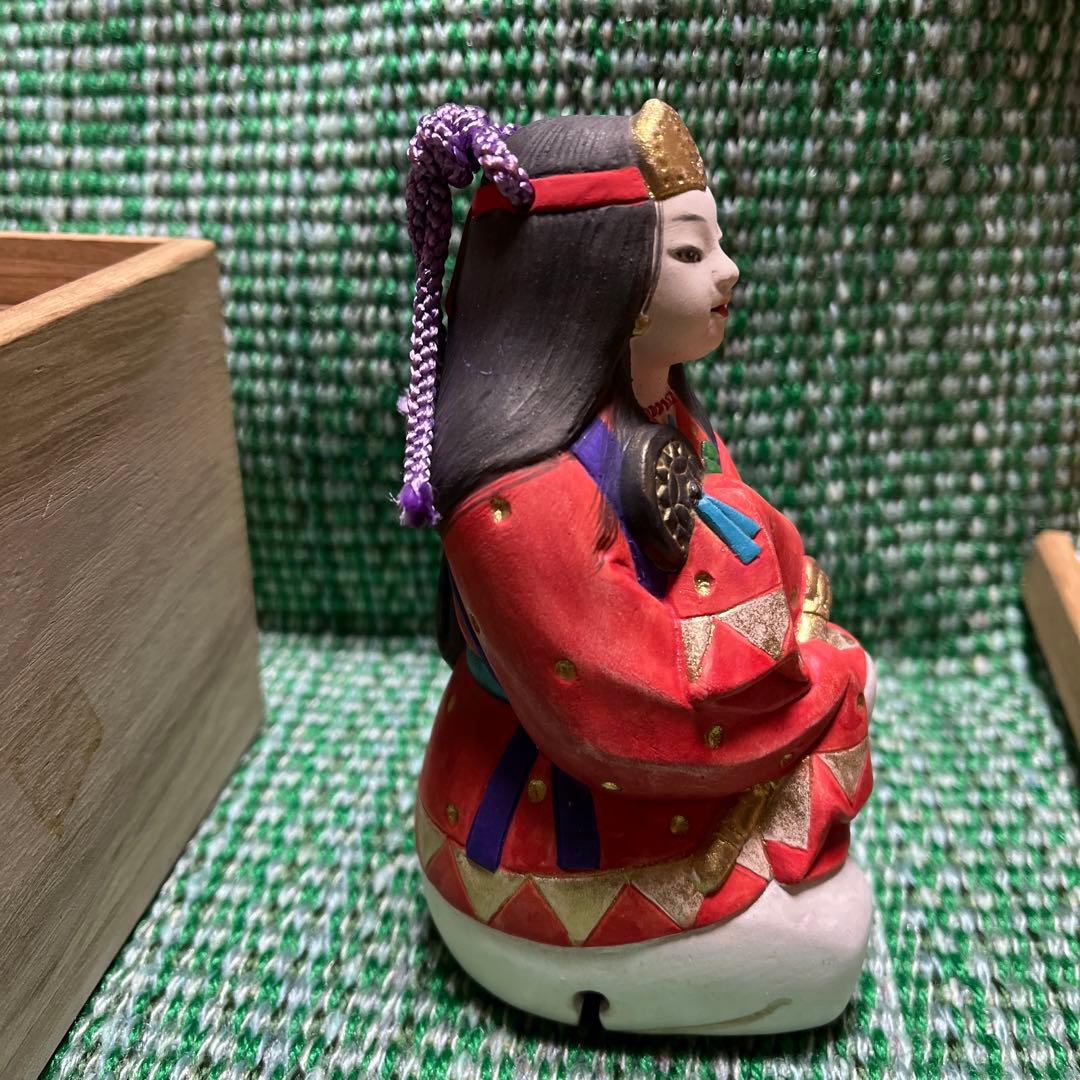 土鈴　川崎幸子作　博多人形　卑弥呼