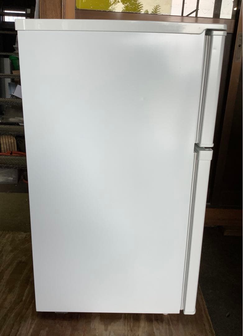 らら 2Ｄ冷蔵庫 アイリス KRSD-9A-W 90L 19年製 ホワイト