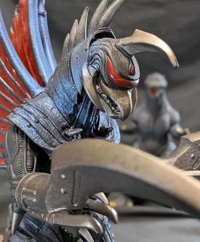 ＦＷゴジラ＆ガイガン（公開年発売版）＋機龍（現行サイズ）バンダイソフビ