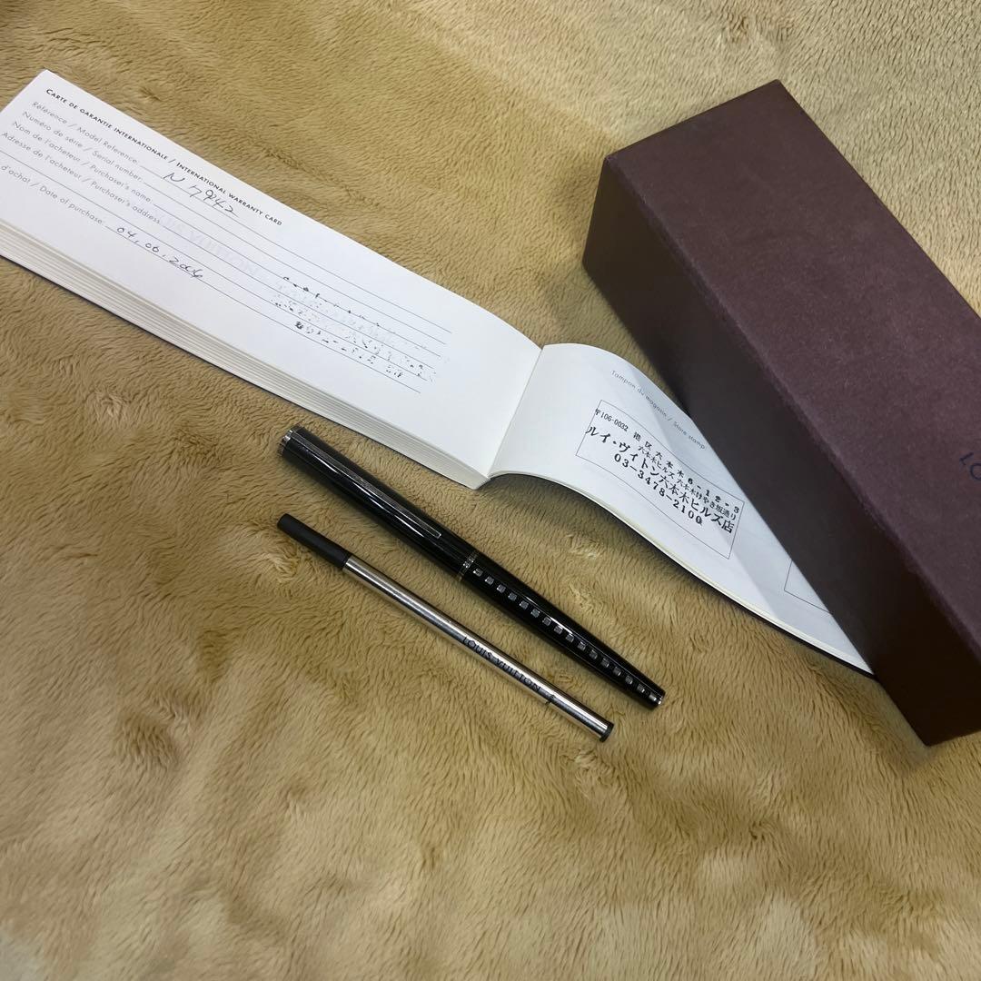 ルイヴィトン　ジェットリーニュ　黒　ローラーボール