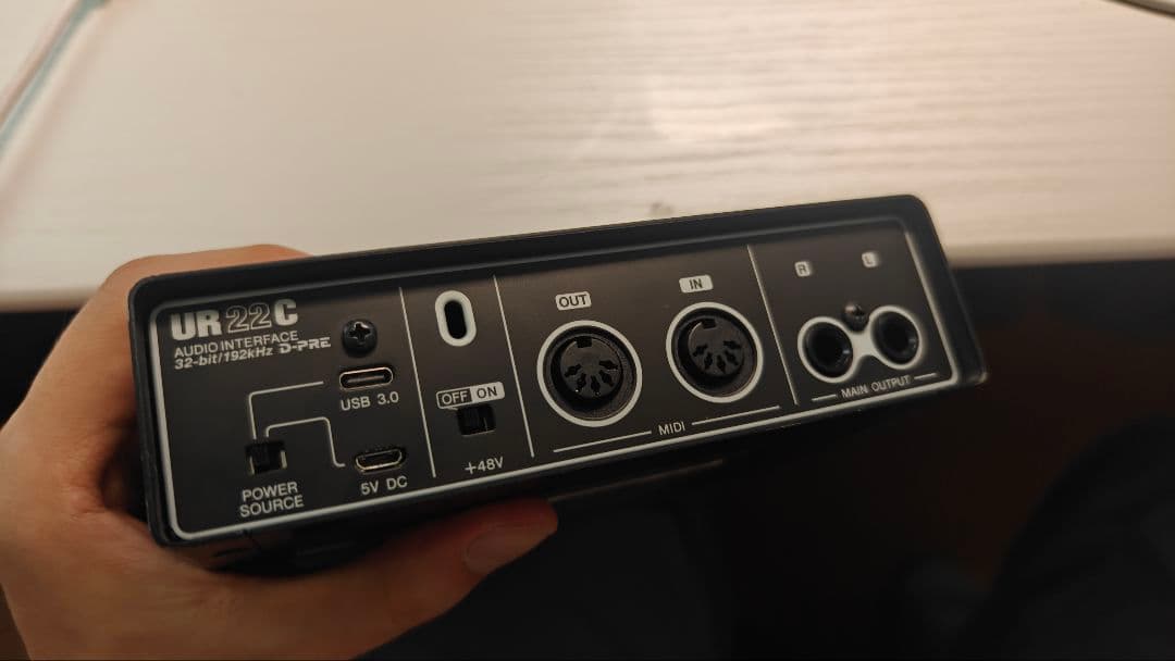 Yamaha Steinberg UR22C オーディオインターフェイス