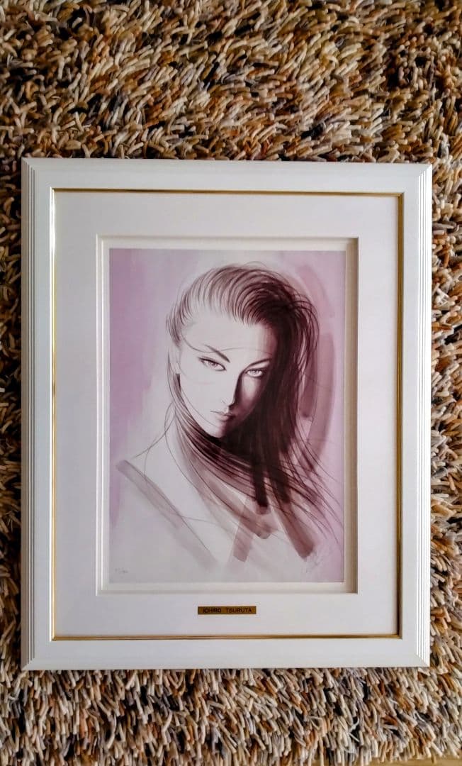 鶴田一郎　愛の嵐　(ジクレ)　真作