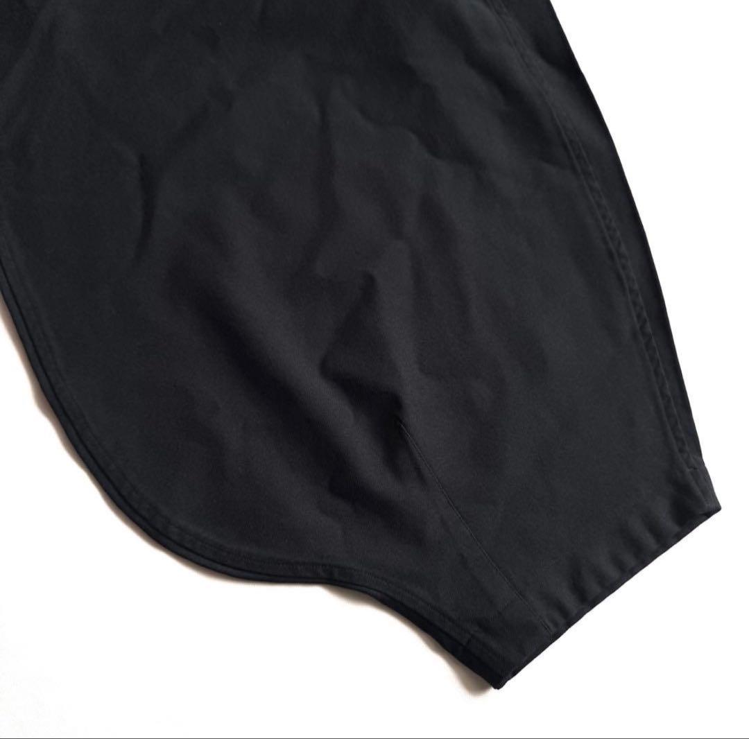 ブラック コムデギャルソン ポリ縮 寅壱パンツ バルーンパンツ