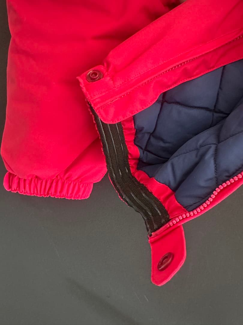 mont-bell ベビーアウター ピンク 80 パウダー カバーオール