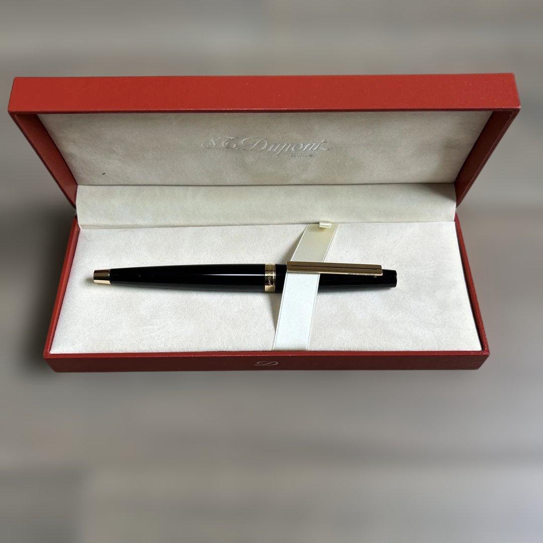 S.T. Dupont ブラック ゴールド 万年筆 18k
