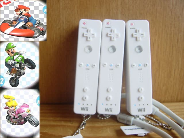 ♯Euv01BbマリオカートWiiリモコンプロジェクターライト全6種 ガシャポン