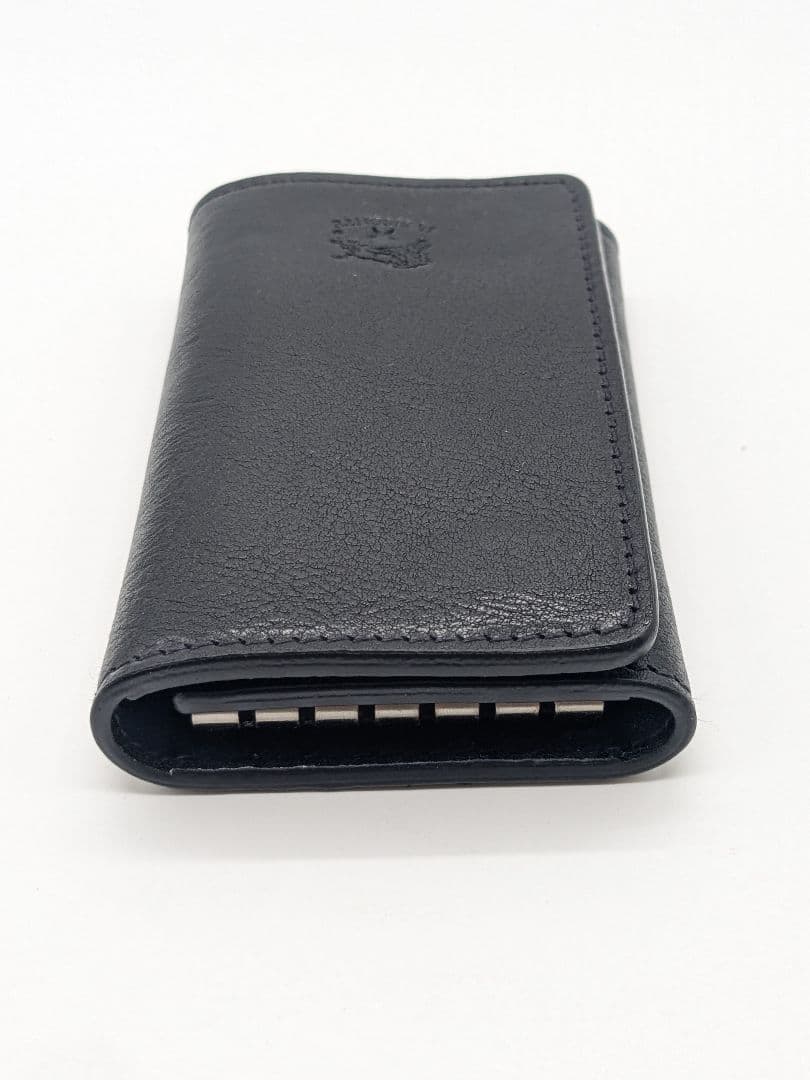 未使用品 イルビゾンテ キーケース ブラック ６連 レザー IL BISONTE