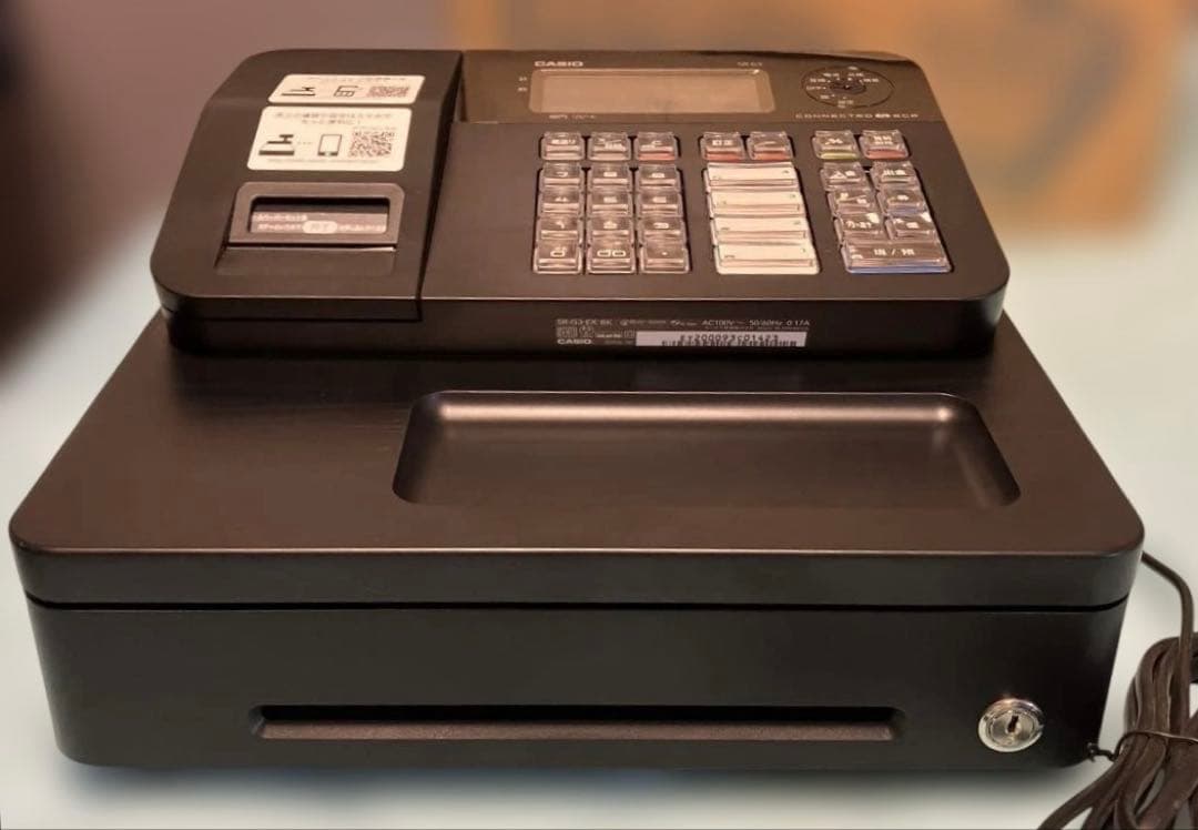 【未使用品】CASIO 電子レジスター SR-G3-EX-BK