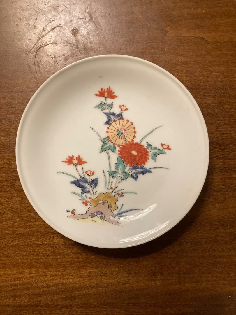 十三代　酒井田柿右衛門造　絵皿