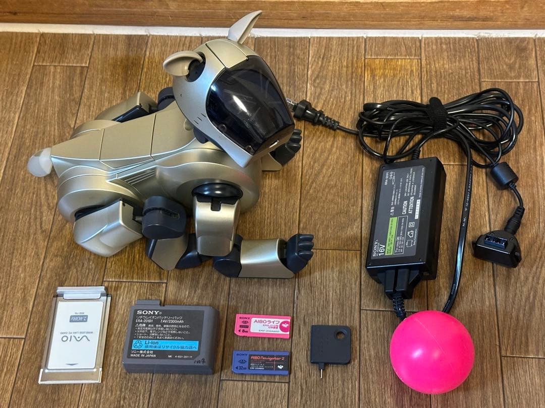 AIBO　動作品ERS-210 シルバーと無線LANカード等