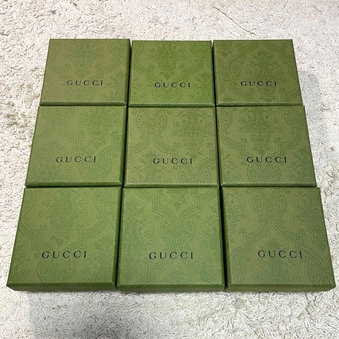 GUCCI エンボス加工 ギフト箱 9個セット