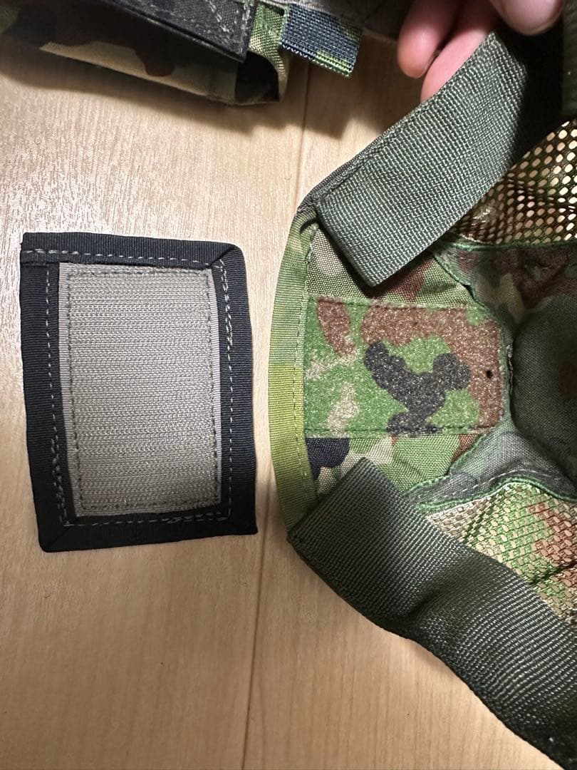 NVGキャップ　陸自迷彩　AN/PVS ナイトビジョン　暗視眼鏡