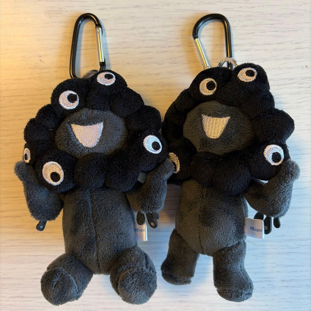 大阪万博会場限定　黒ミャクミャク　立ち座り2点