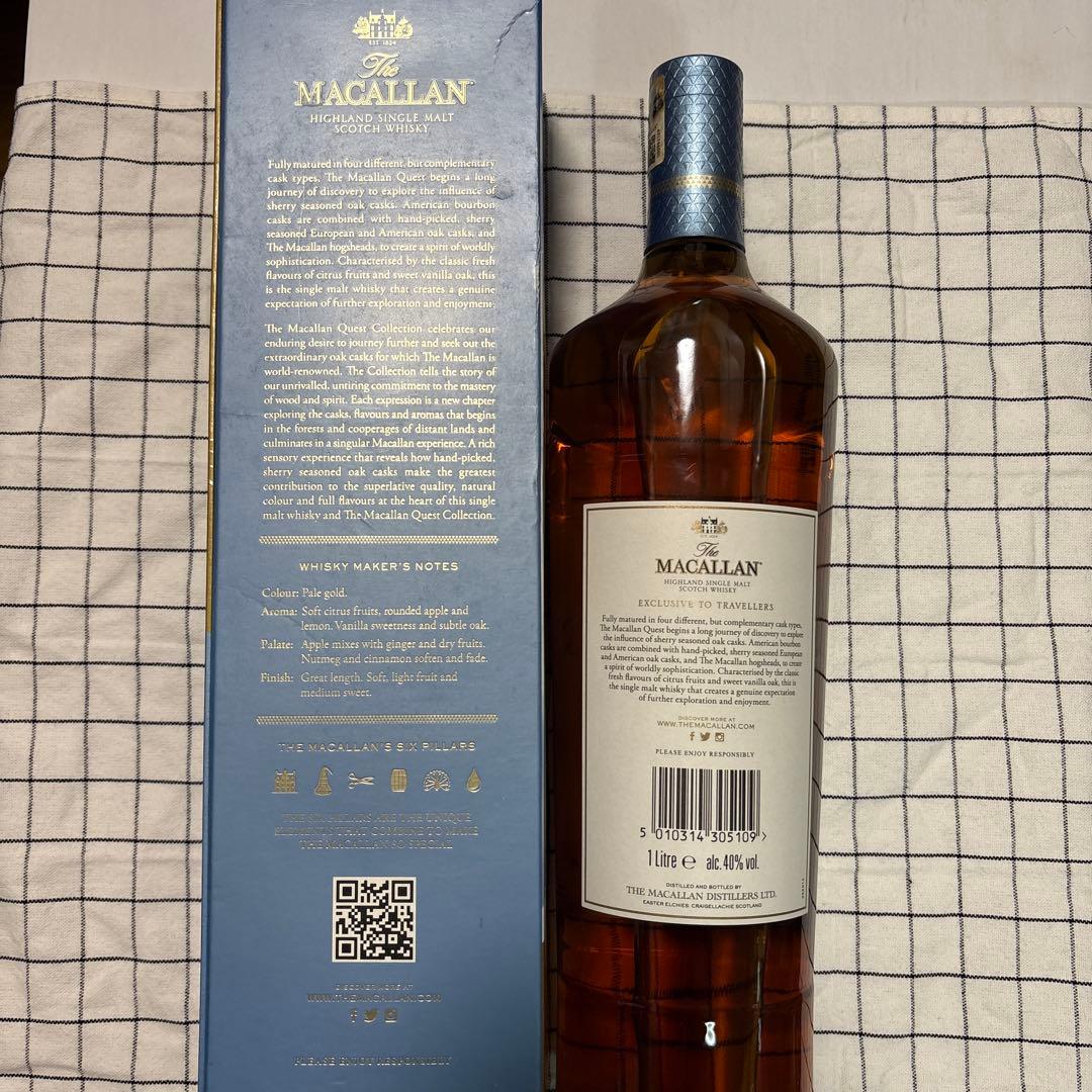 ウイスキー The Macallan Quest 1L 40%