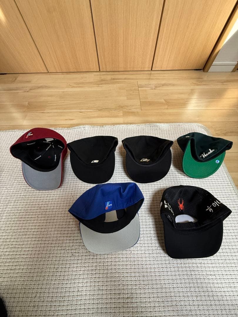 ベースボールキャップ6個セット