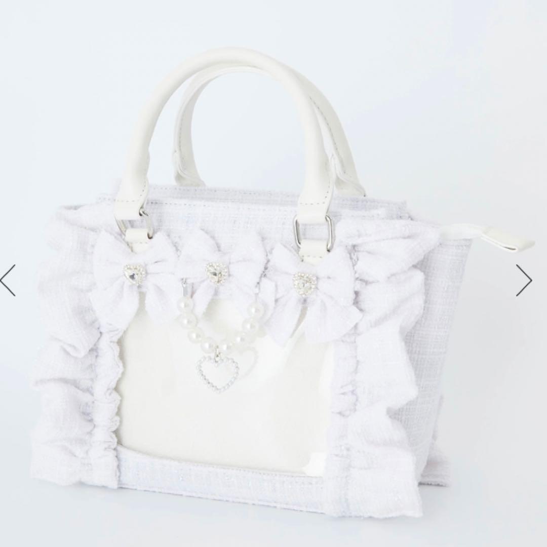 Ank Rouge 確定ファンサのおまじないツイードバッグ 小 痛バッグ