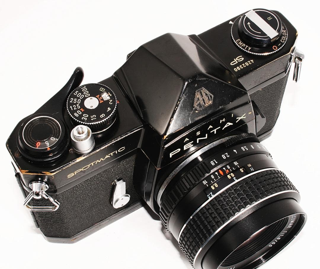 【完動品】PENTAX SP ブラック& 55mm F1.8 美品レンズ