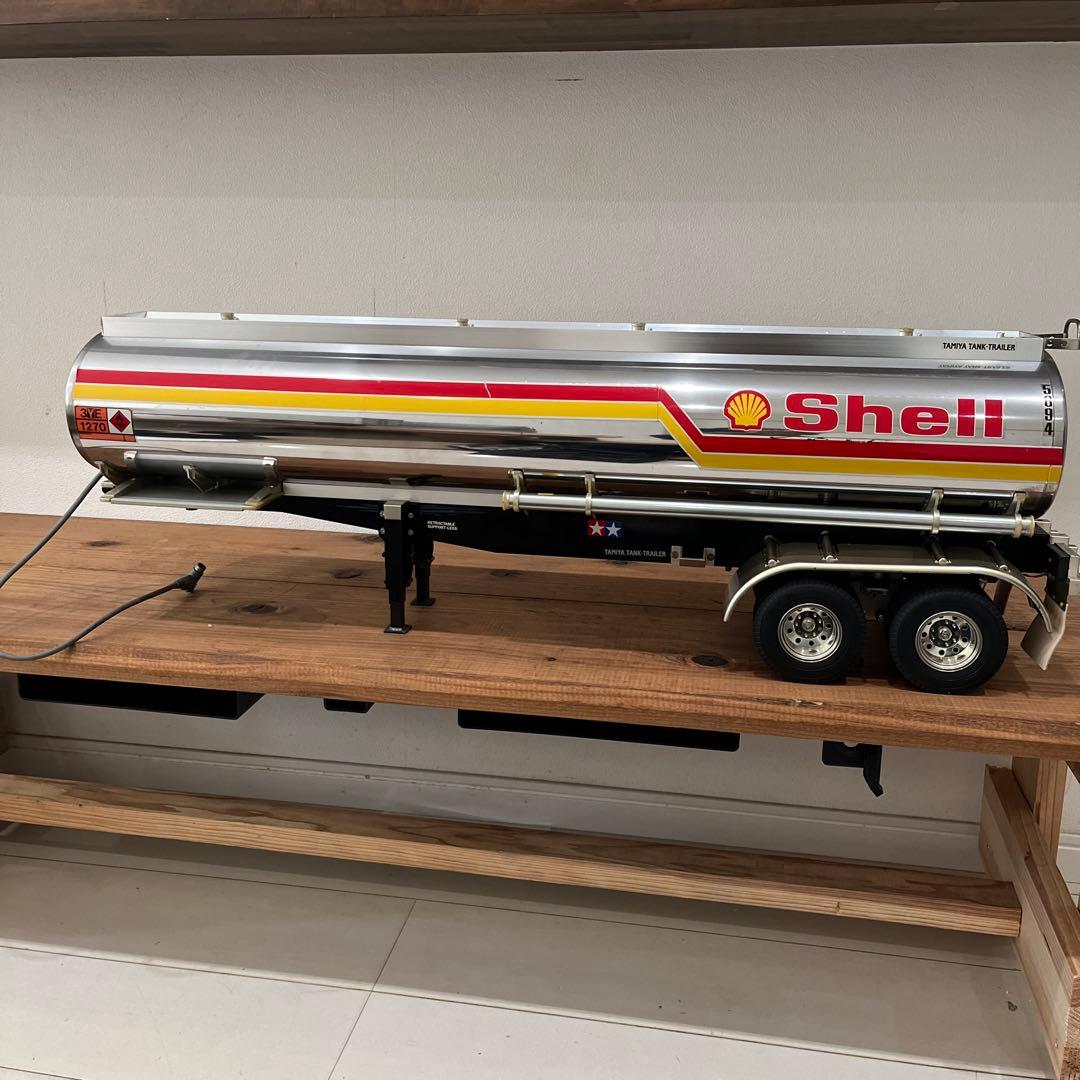 Tamiya タンクトレーラー Shellロゴ入り 1/14スケール