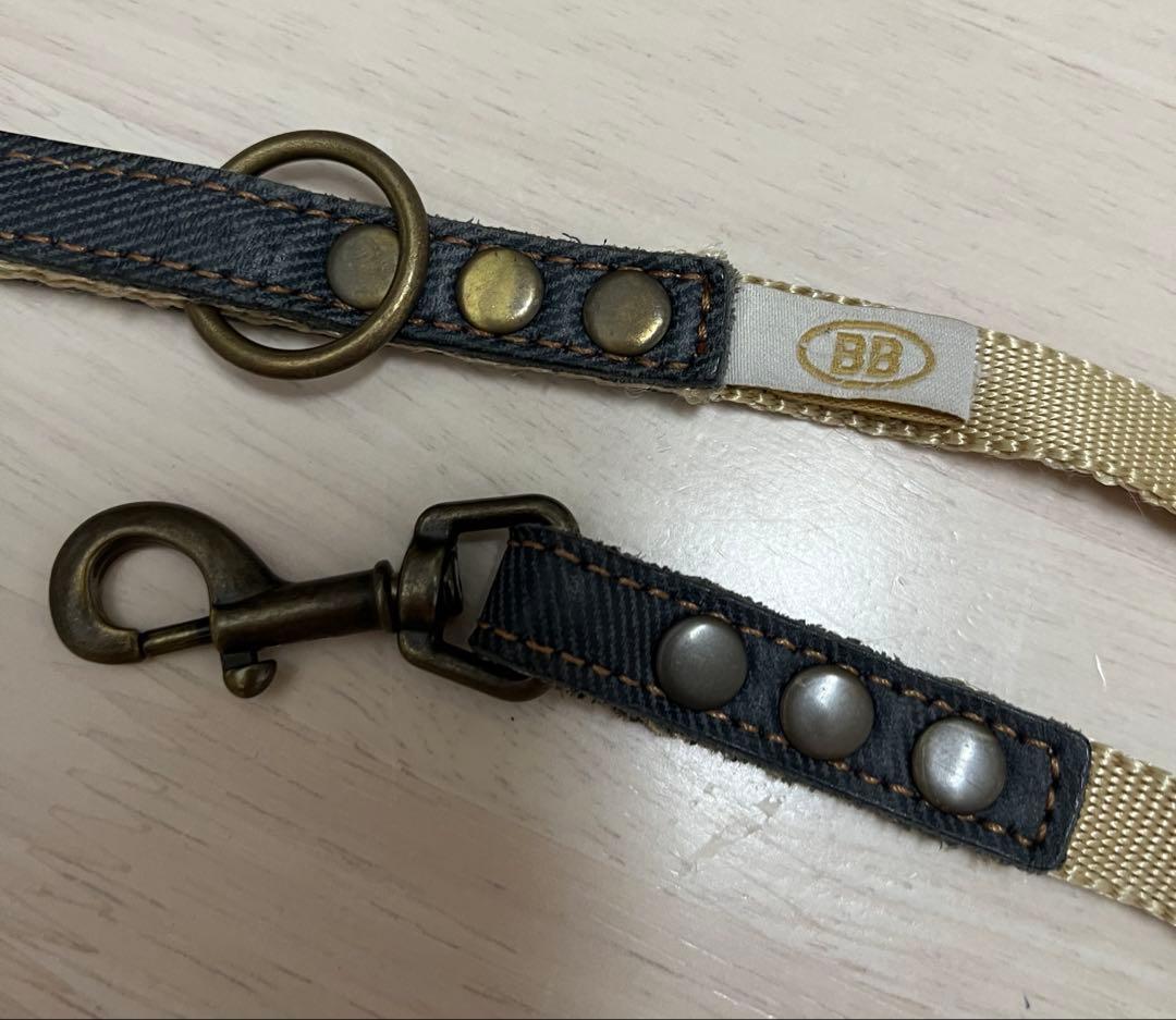 バディベルト 限定色 ブルージーン ハーネス(スワロフスキー付)リード セット