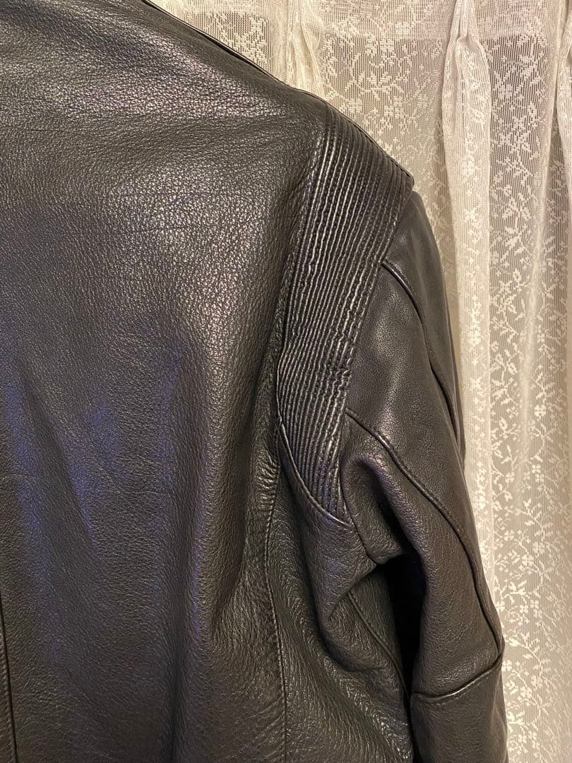 ★激レア　デウスDeus ライダースレザージャケット　ブライトリング　L★バイク