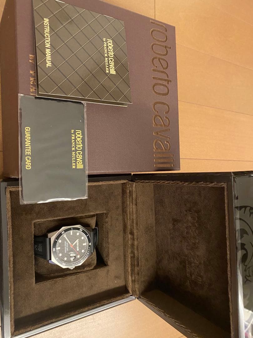 【極美品】roberto cavalli by FRANCK MULLER腕時計