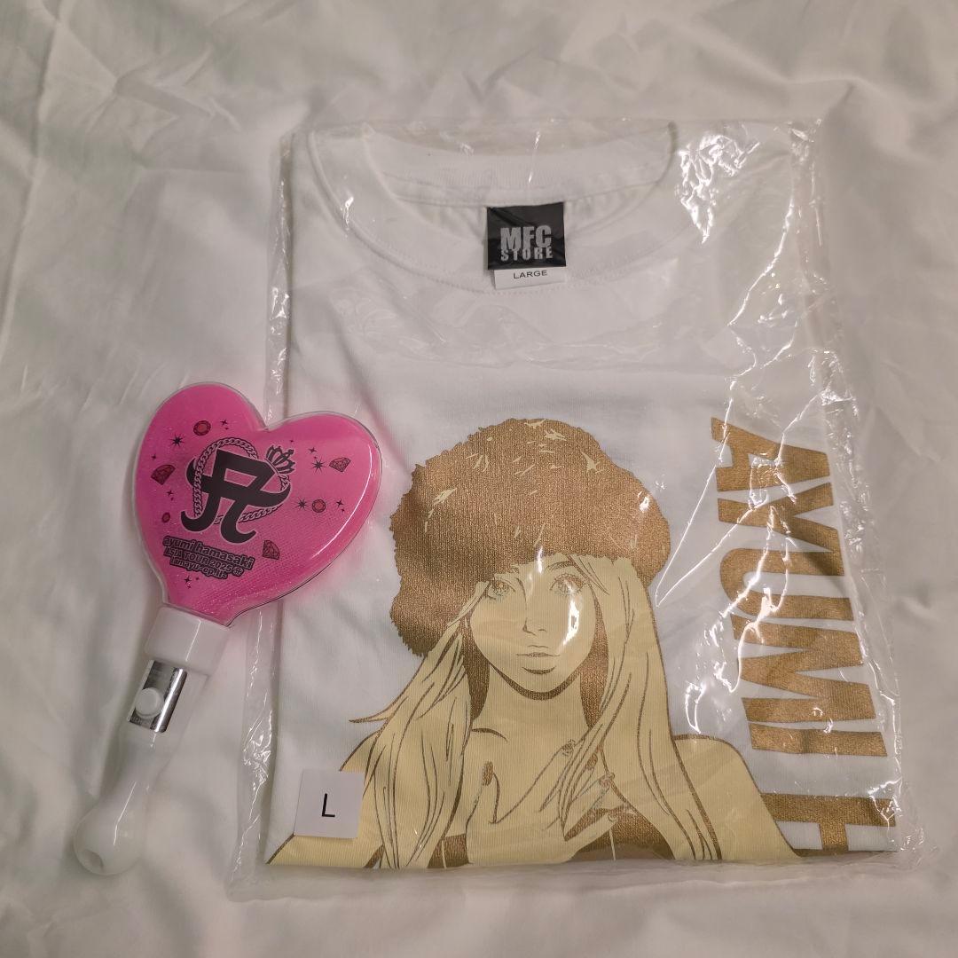 浜崎あゆみ グッズ 北京限定 MFC STORE Tシャツ ホワイト L