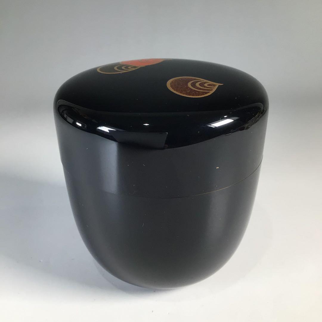 Ｎ３１０　棗　『田中宗凌作』『玉の絵(宝珠蒔絵)』『大棗』　共箱　茶道具