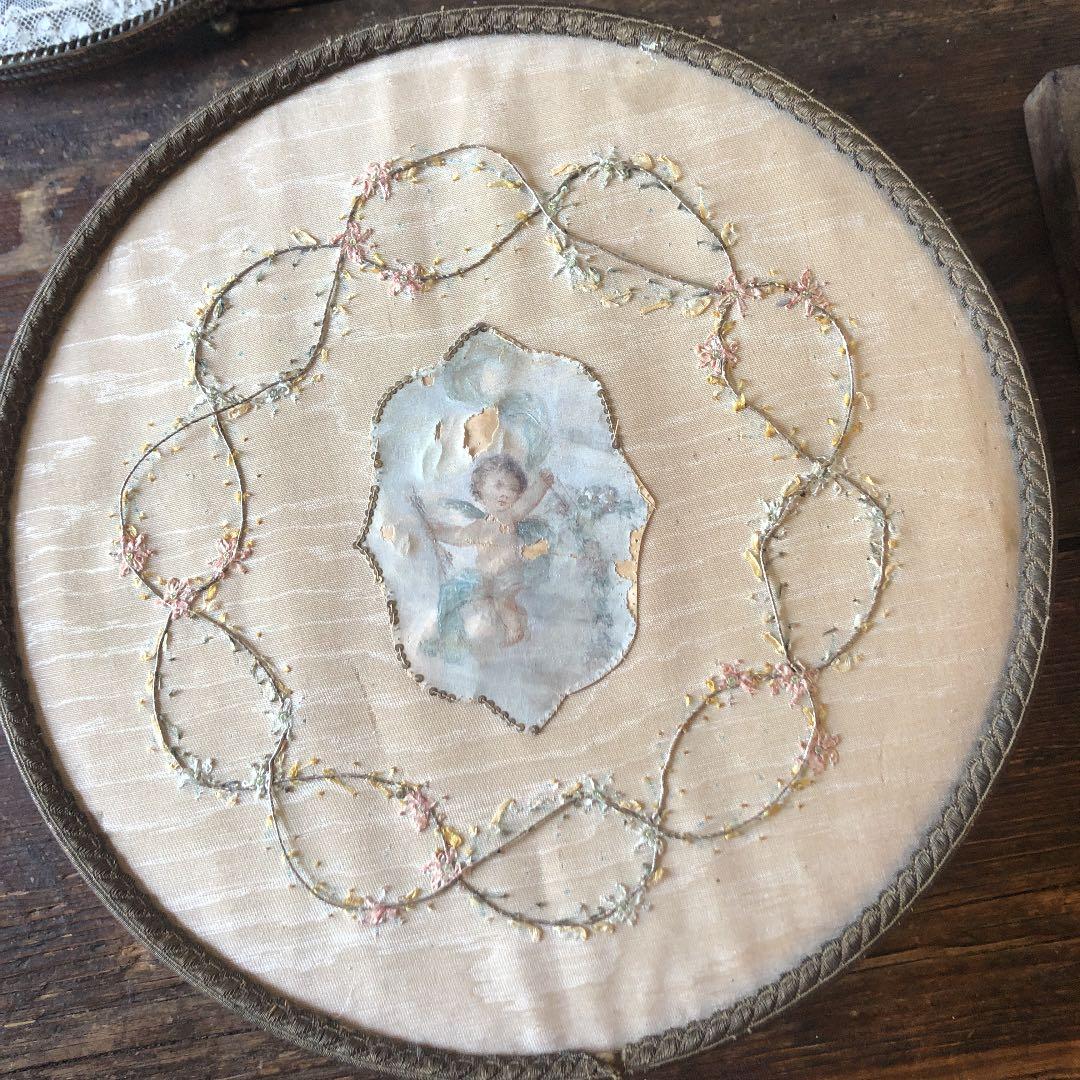 ❤️最終セール❤️フランスアンティーク　レアな1800年代後期の　天使カルトナージュ