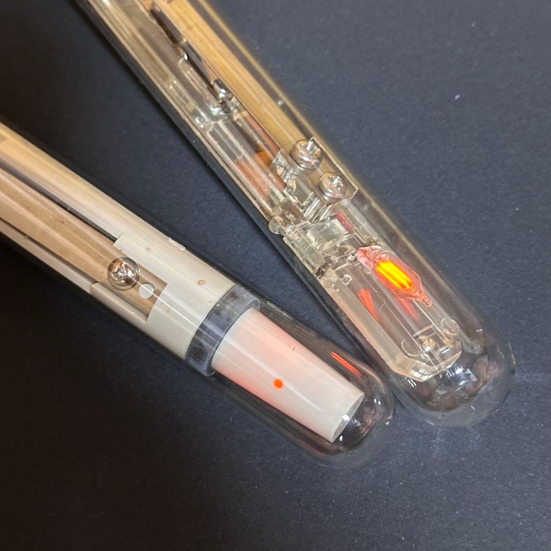 レトロな水槽用ヒーター サーモスタット 2つ