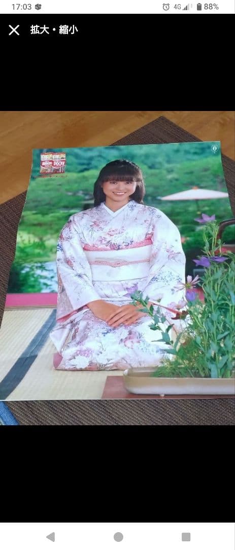 最後の１枚　希少　当時物　松田聖子　グリコポッキー販促ポスター