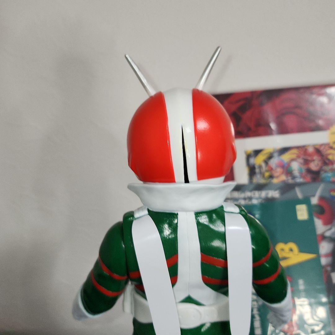 東映レトロソフビコレクション　仮面ライダーV3　ビニールマフラー版　面取れ