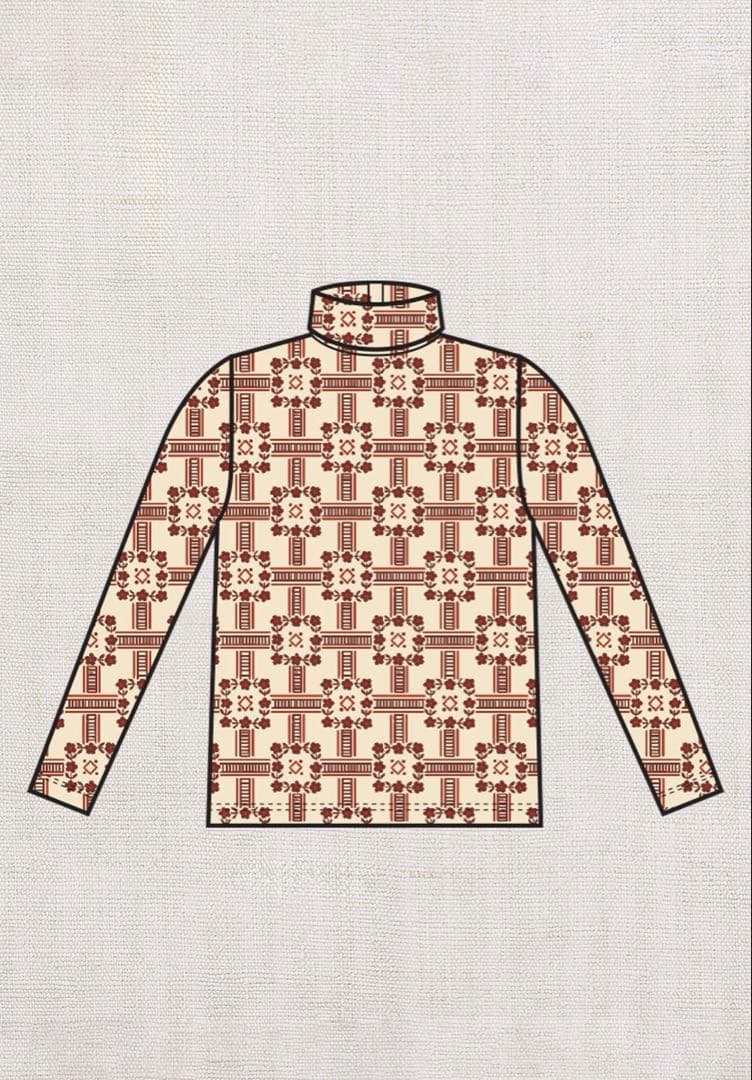 Misha＆Puff　Railroad Floral　タートルネック　3y