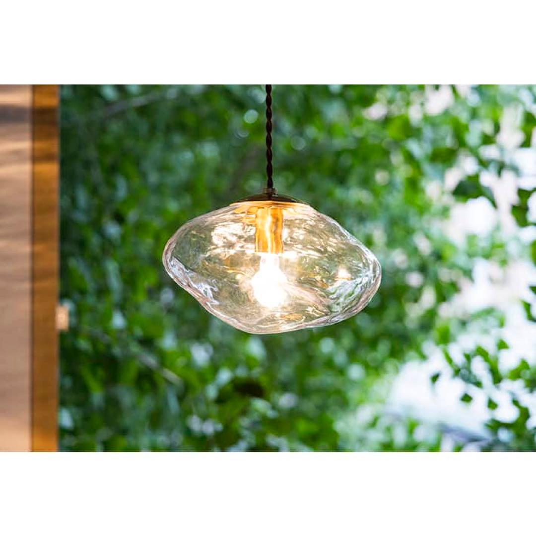 unico Neron 透明ガラス ペンダントライト