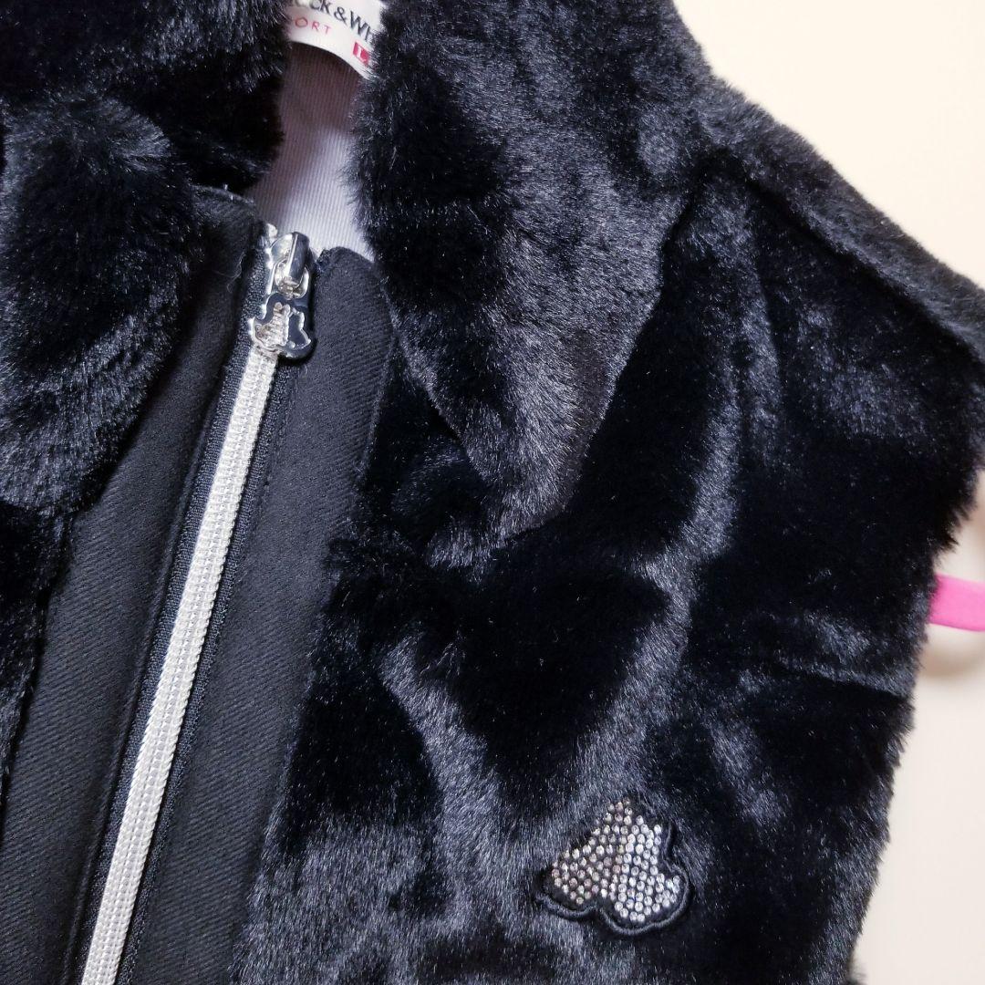 ブラック＆ホワイト Black&White ファーベスト 防風蓄熱素材　Lサイズ