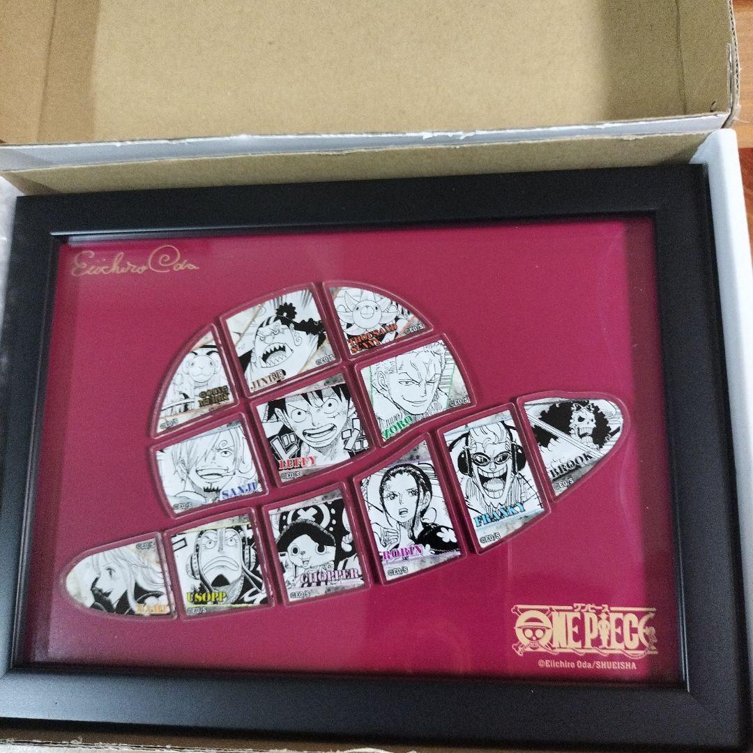 ONE PIECE 連載25周年記念 麦わら帽子額装ピンズセット