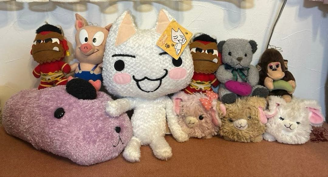 レトロ　どこでもいっしょ　トロ　だらだらぬいぐるみ　カピバラさん　うさぎ　ぶた