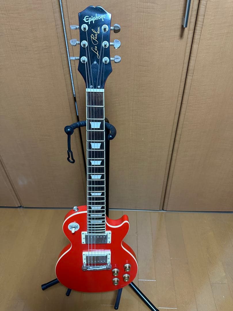 初心者おすすめ！Epiphone Les Paul レッドエレキギター