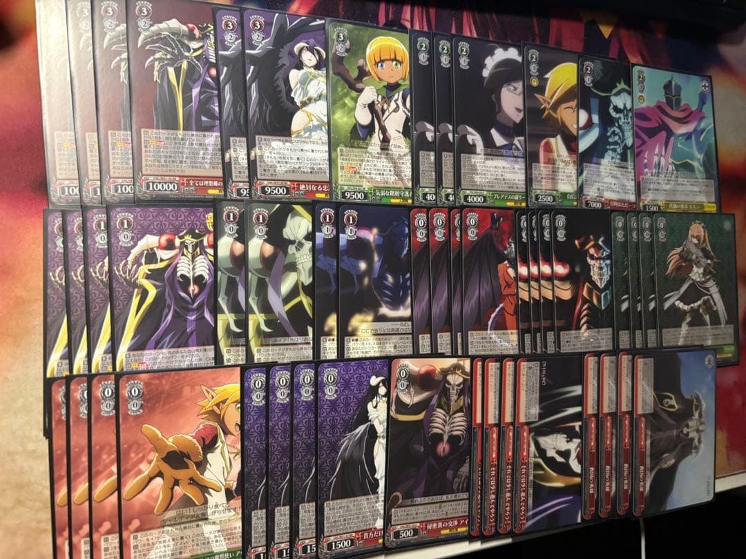 カ*]様 値下げ可能　ヴァイス　オーバーロード デッキ　RR以下4コン　パーツ大