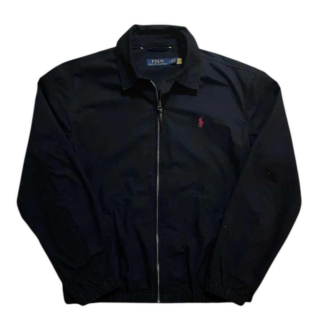 現行モデル ポロラルフローレン スウィングトップ ネイビー ポニー刺繍 L