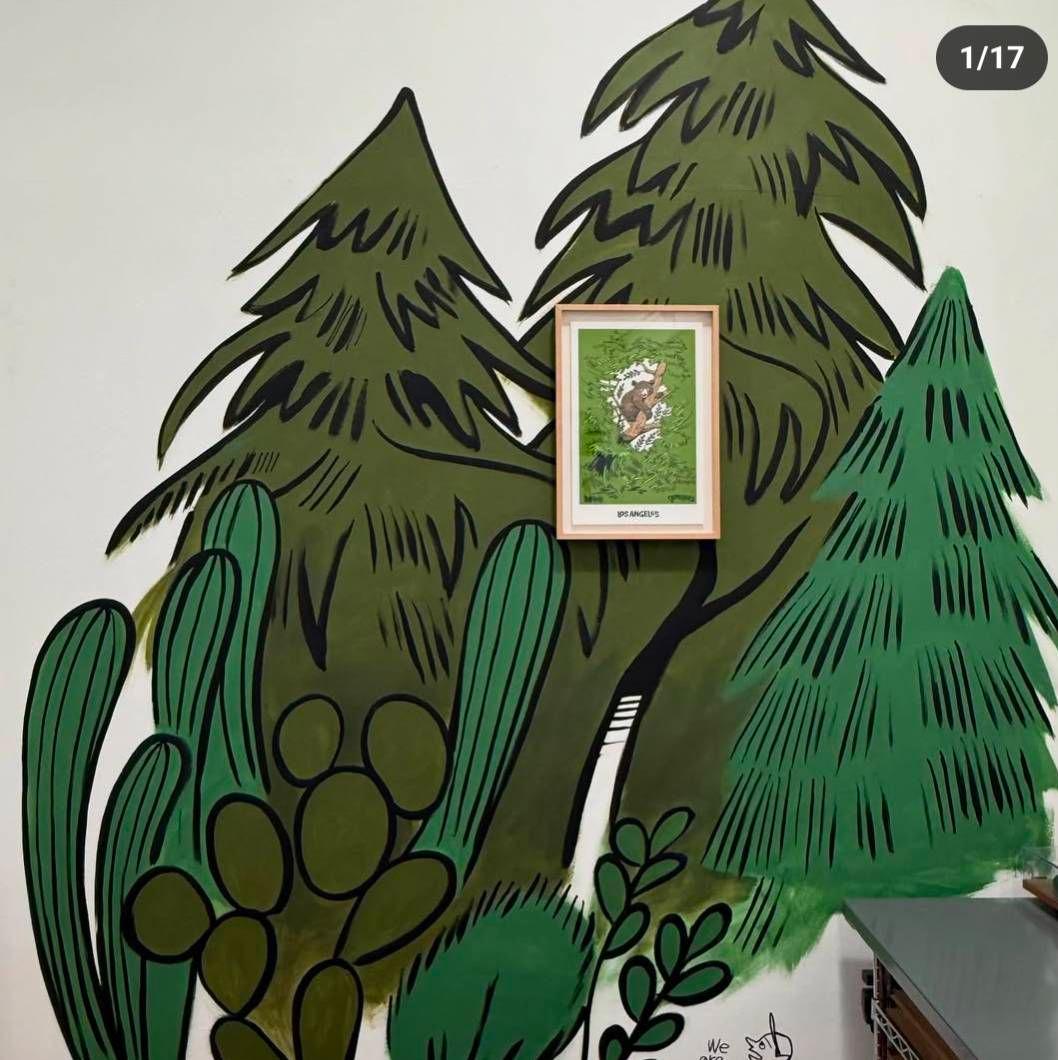 hanai 花井祐介 シルクスクリーン ロサンゼルス限定 ネペンテス サイン