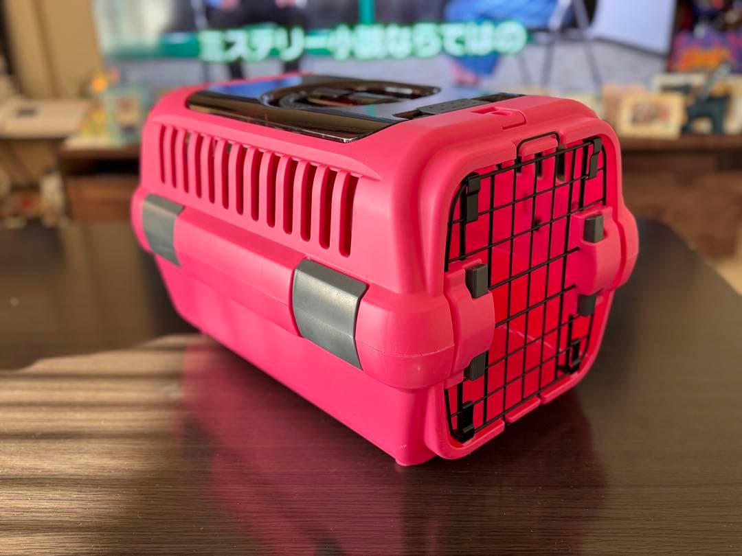 リッチェル　ペットキャリー　肩ベルト付き　中古