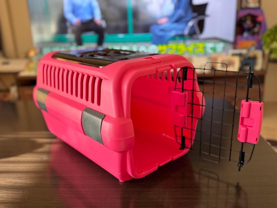 リッチェル　ペットキャリー　肩ベルト付き　中古