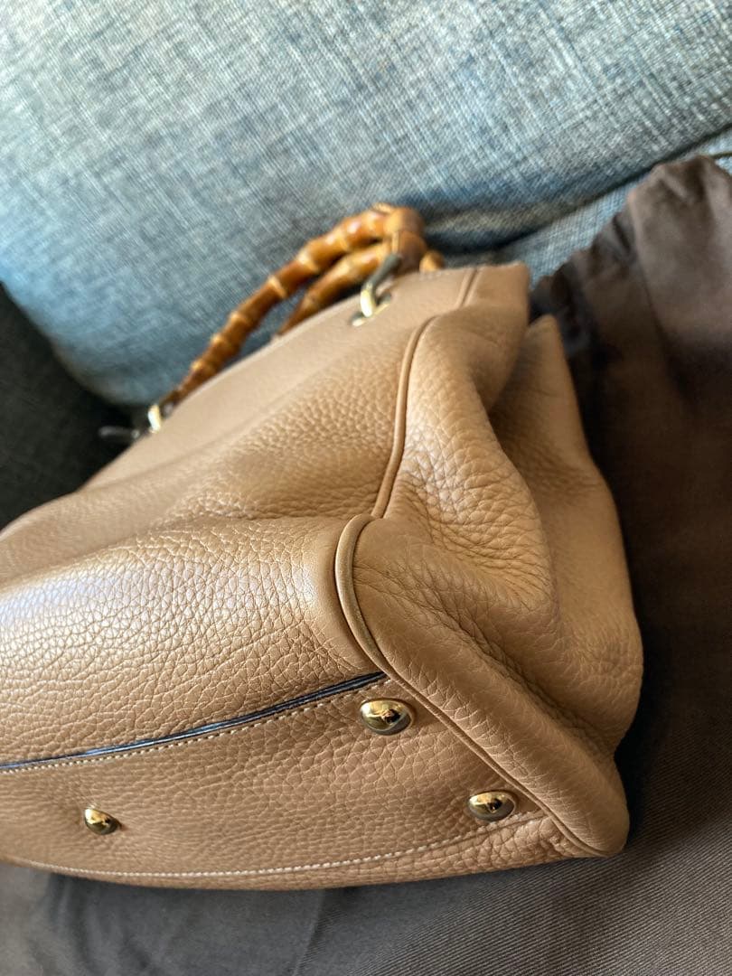 GUCCIグッチ バンブー ハンドバッグ 日本限定 フローラ 2wayベージュ